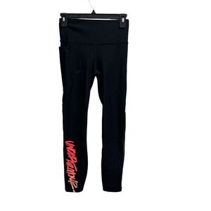 Under armour highlight logo mid rise womens leggings‎ compression Size: S